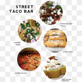 Street Taco Bar/fig And Cotton - Street Taco Bar Ideas, HD Png Download