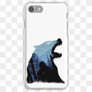 King Of The North Iphone 7 Snap Case - Jon Snow King In The North Art, HD Png Download