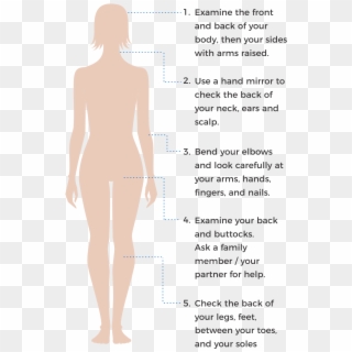 How To Check Your Skin Spots - Standing, HD Png Download
