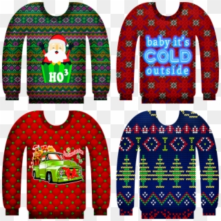 Holiday Party Png - Ugly Christmas Sweater Png, Transparent Png