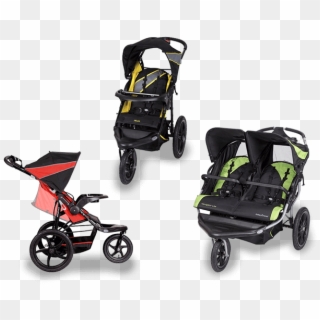 Joggers - Baby Trend Navigator Lite Double Jogger Stroller, HD Png Download