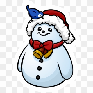 Snowman Pin Holiday Party - Club Penguin Holiday Party, HD Png Download