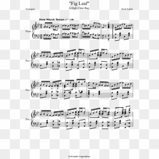 Fig Leaf Sheet Music Composed By Scott Joplin 1 Of - I M Still Here Steven Universe Sheet Music, HD Png Download