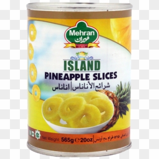 Mehran Pineapple Slice Tin 565g - Pineapple, HD Png Download