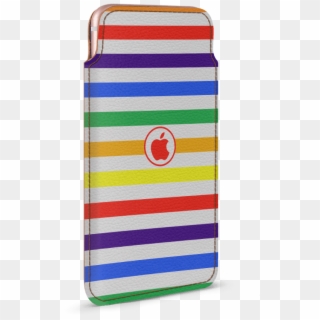 Dailyobjects Rainbow Rush Real Leather Wallet Case - Mobile Phone, HD Png Download