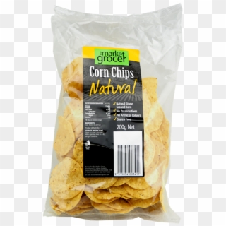 Picture Of The Market Grocer Corn Chips Natural 200g - Corn Chip, HD Png Download