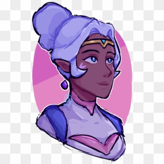 Every Time Allura Ties Her Hair - Cartoon, HD Png Download