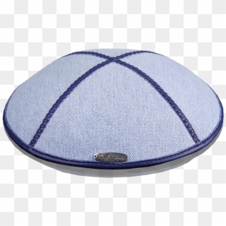 Kippah «classic» Jeans Light Blue With Dark Blue Edging - Stitch, HD Png Download