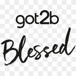 Got2b Com Blessed Productline Logo - Calligraphy, HD Png Download