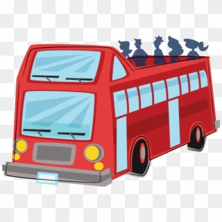 Graphic Royalty Free Download - Tour Bus Clipart, HD Png Download