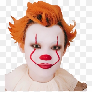 Chenle Pennywise Halloween Clown Creepy - Taeyong Chenle, HD Png Download