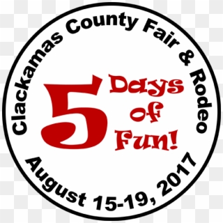 This Year's Clackamas County Fair Is Themed “five Days - Circle, HD Png Download