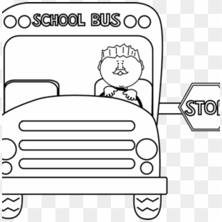 Bus Clipart Black And White Fall Clipart Hatenylo - Clip Art, HD Png Download