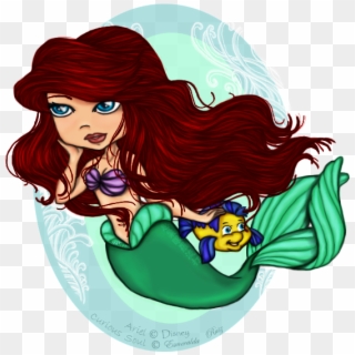 Ariel Princesas, Pequeñas Sirenas De Disney, Ariel - Cartoon, HD Png Download