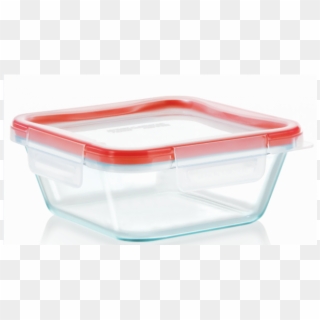 Pyrex Freshlock Square Glass Container 950ml - Lid, HD Png Download