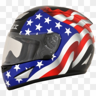 Rebel Flag Motorcycle Helmet Full Face Carnmotors Com - Us Flag Helmets, HD Png Download