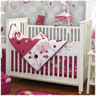 $1732 - - Pink Sheep Nursery Bedding, HD Png Download