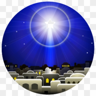 8 Bethlehem Star Over The House - Bethlehem Star Clipart Free, HD Png Download