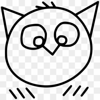 Royalty Free Stock Owl Horror Evil Night Bird Png Icon - Circle, Transparent Png