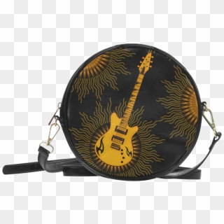 Tribal Sun Guitar By Artformdesigns Round Sling Bag - Constellation Purse, HD Png Download