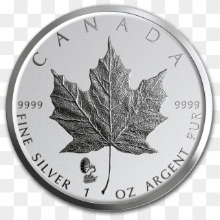 2019 Canada 1 Oz Silver Maple Leaf Edison Phonograph - Canadian Silver Maple Leaf, HD Png Download