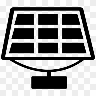 Solar Panel - - Solar Panel Clipart Black And White, HD Png Download