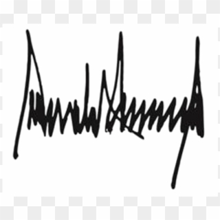 Donald Trump Signature Png, Transparent Png