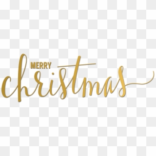 Merry Christmas Gold Png - Gold Merry Christmas Transparent, Png Download