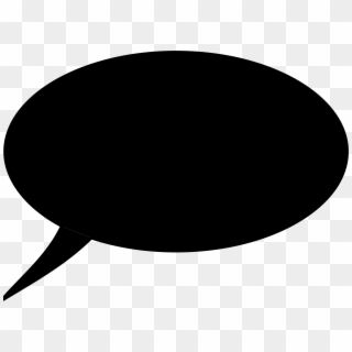 This Free Icons Png Design Of Speech Bubble, Black,, Transparent Png