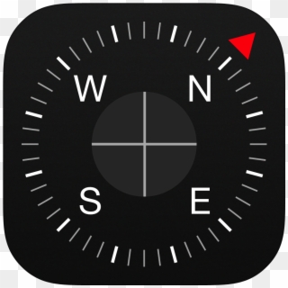 Compass Icon - Ios Compass App Icon, HD Png Download