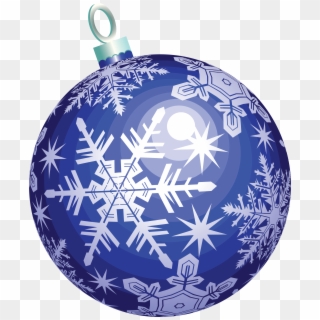 Christmas Ball Toy Png Image - Blue Christmas Ball Png, Transparent Png