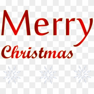 Free Png Red Text Merry Christmas Png - Script, Transparent Png