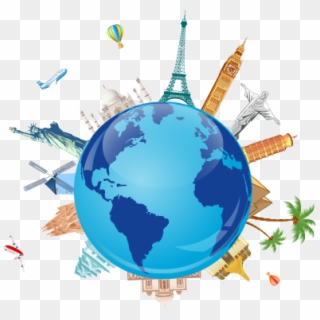 World Graphic Png - World Travel Logo Png, Transparent Png