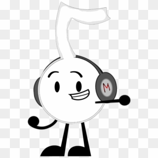 Music Note - Bfdi Blue Music Note, HD Png Download