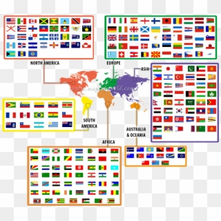 Flags Of The World - Drapeaux Des Pays Du Monde, HD Png Download