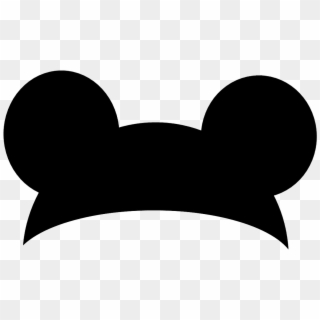 Silueta Mickey Mouse Png, Transparent Png