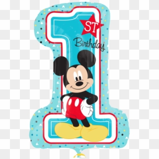 600 X 600 13 - Mickey Mouse 1st Birthday, HD Png Download