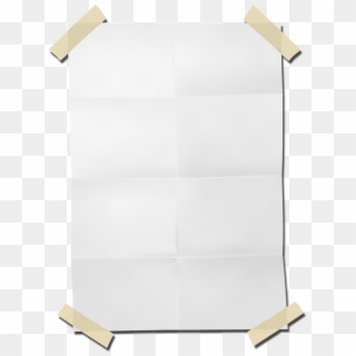 Paper Png - Paper With Tape Png, Transparent Png
