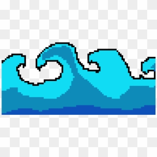 Water Wave - Water Wave Pixel Png, Transparent Png