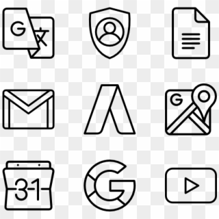 Google - Phone Email Icon Png, Transparent Png