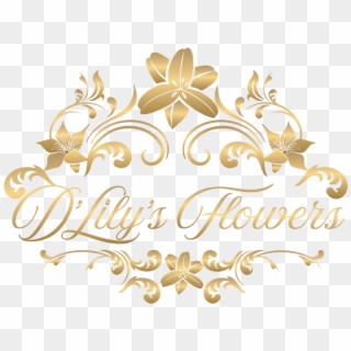 Flower Shop Logo Gold, HD Png Download