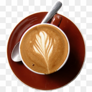 Cup Of Coffee Top View Png, Transparent Png
