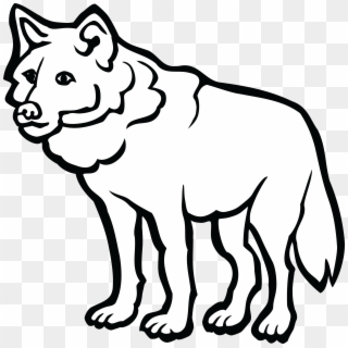 19 Wolf Png Transparent Stock Black And White Huge - Clip Art Black And White Wolf, Png Download