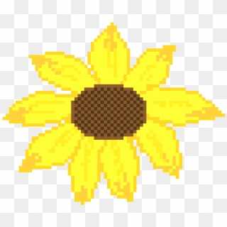 Sunflower - Sunflower Pixel Art, HD Png Download