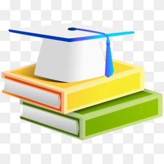 Textbook Clipart Graduation Cap - Graduation, HD Png Download