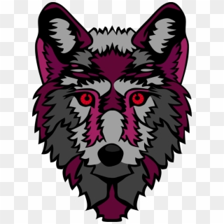 Wolf Head Stylized - Wolf Animation, HD Png Download