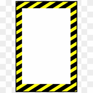 Caution Tape Square Border - Danger Sign Yellow Png, Transparent Png ...