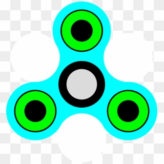 Fidget Spinner Clipart Outline - Circle, HD Png Download