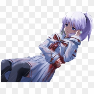 Anime High Quality Png - Anime Sad Girl In The Rain, Transparent Png