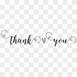 Thank You Transparent Transparent Background - Thank You Calligraphy Transparent, HD Png Download